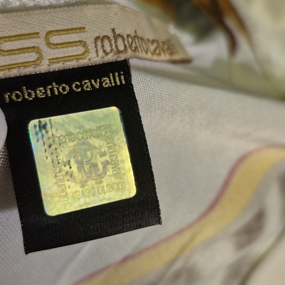 Class Roberto Cavalli: Floral & Feminine Just Beautiful Sz USA 14. (#1675). - Picture 11 of 17